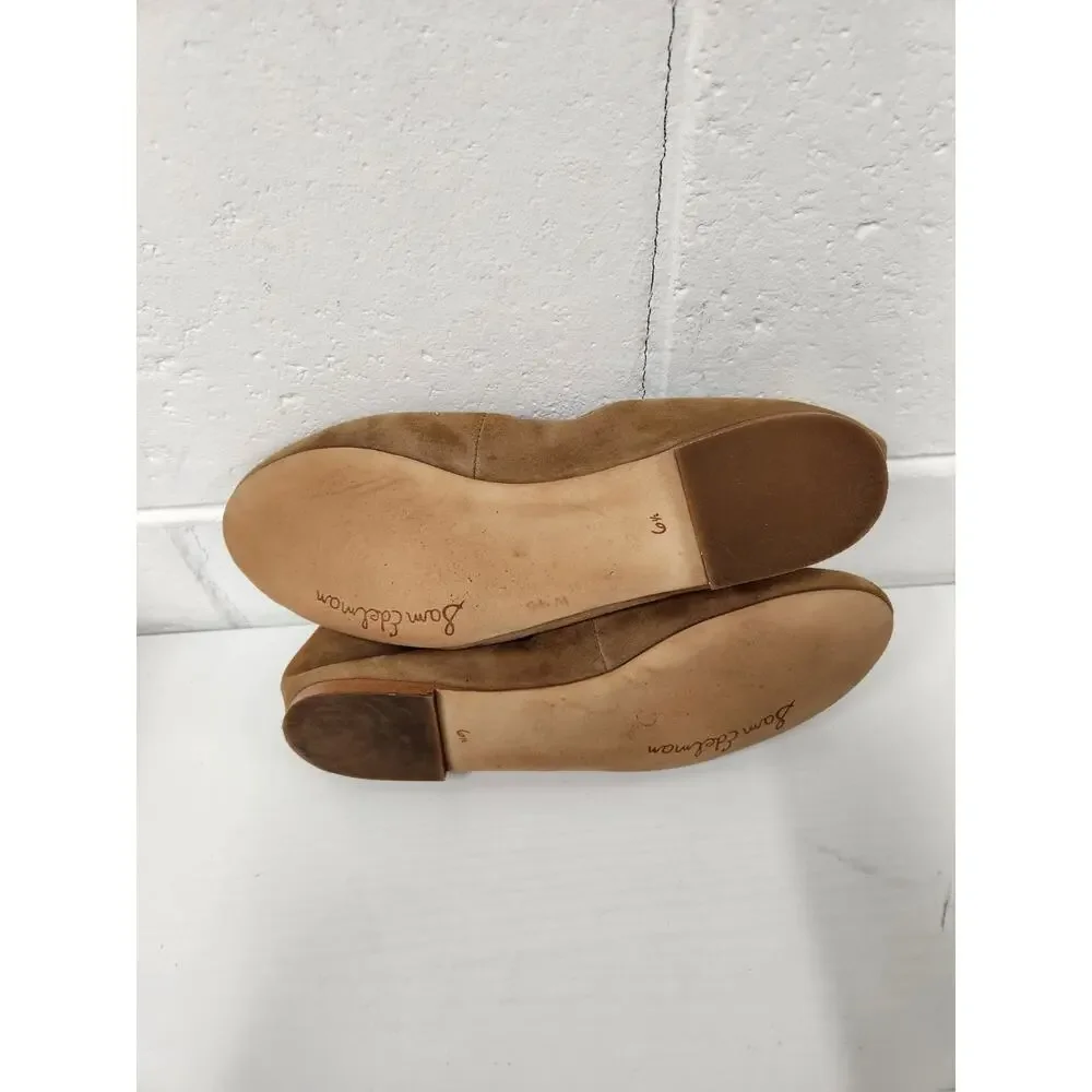 Sam Edelman Women's Suede Felicia Ballet Flats, Size 6.5M, Tan Color. Bow Accent - Picture 10 of 10